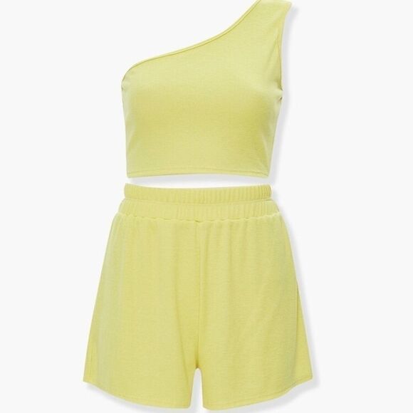 Yellow Two Piece Loungewear Set - Picture 1 of 1